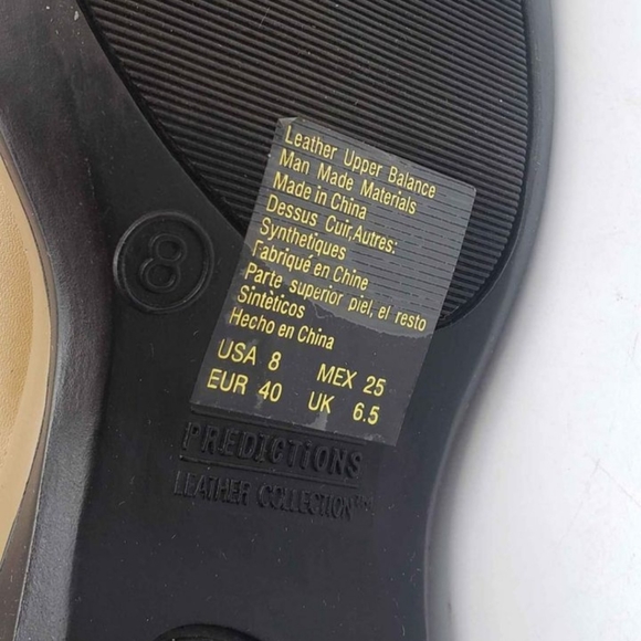 Predictions Leather Collection Women's Brown Sandals  , Size 8 - Picture 4 of 8